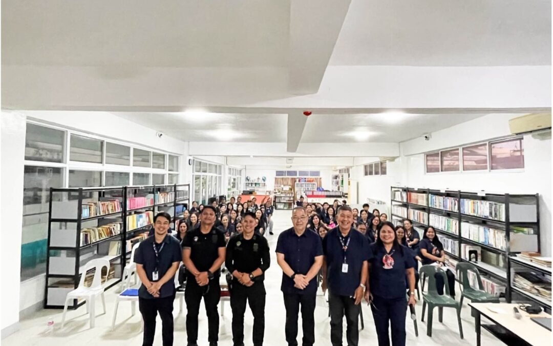 PNP-Puerto Princesa City SWAT Team Conducts School Safety and Security Orientation for PHCS Personnel